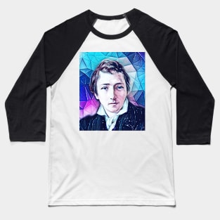 Heinrich Heine Snowy Portrait | Heinrich Heine Artwork 13 Baseball T-Shirt